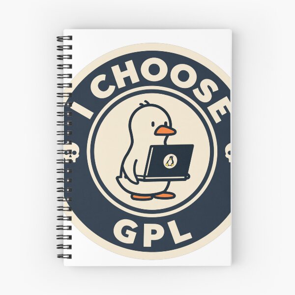 Item preview, I Choose GPL Linux Cool Penguin  designed and sold by sunset-capturer.