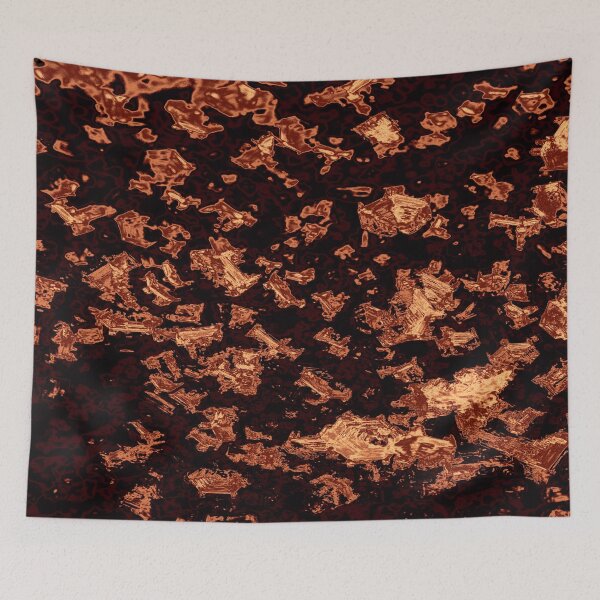 Item preview, Copper Ice Fragments – Metallic Frost Texture Art designed and sold by SulkaCreative.