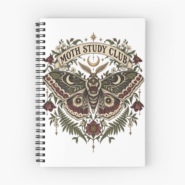 Item preview, Moth Study Club Vintage Botanical Art designed and sold by 966 A.D..