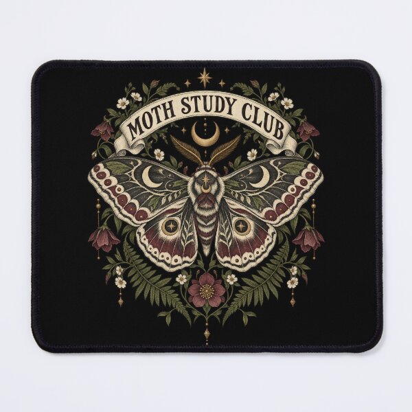 Item preview, Moth Study Club Vintage Botanical Art designed and sold by 966 A.D..