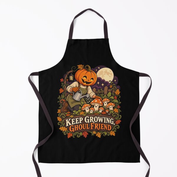 Item preview, Keep Growing Ghoul Friend - Pumpkin Gardener designed and sold by Good Mood Foundry.