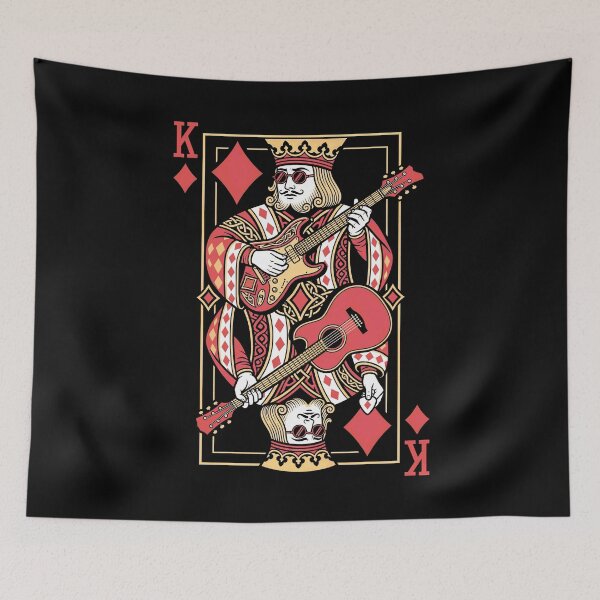 Item preview, Guitarist King Of Diamonds Acoustic Electric Guitar Music designed and sold by GrandeDuc.