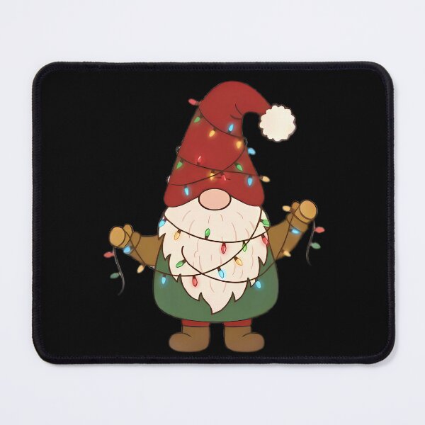 Item preview, Christmas Gnome Tangled in String Lights designed and sold by Linework Studio.