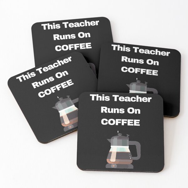 Item preview, This Teacher Runs On Coffee designed and sold by ksnkm.