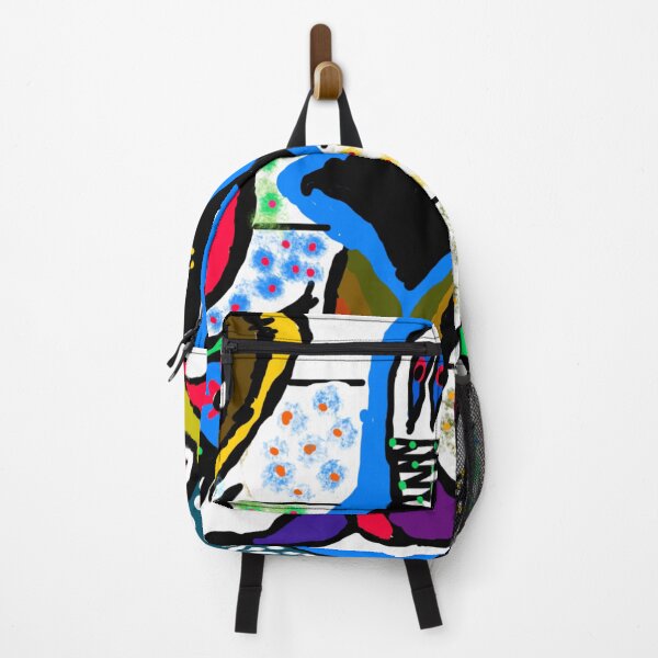 Item preview, Abstract surreal mystical figures and colorful patterns art  designed and sold by Zahiramouhib.