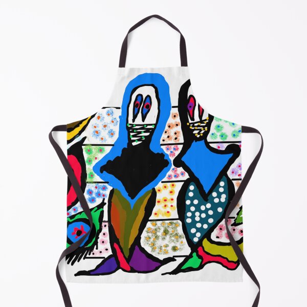 Item preview, Abstract surreal mystical figures and colorful patterns art  designed and sold by Zahiramouhib.