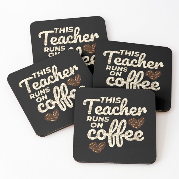 Item preview, This Teacher Runs On Coffee designed and sold by ksnkm.