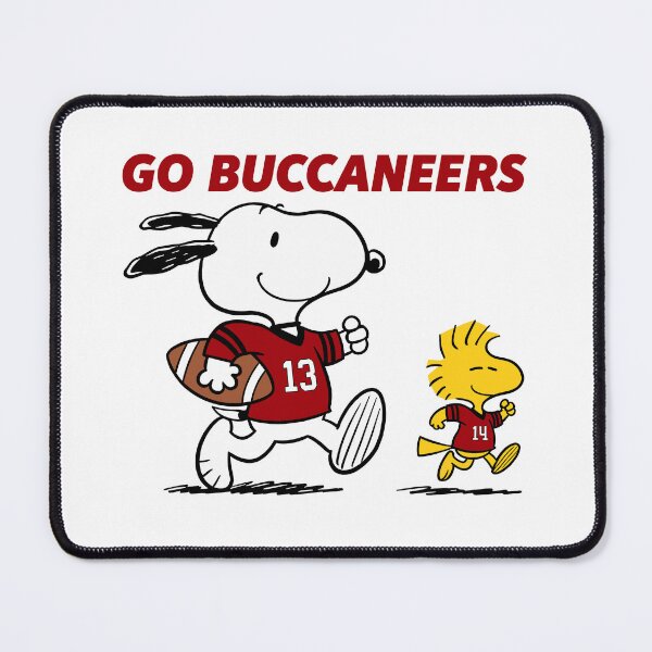 Item preview, Snoopy & Woodstock Tampa Bay Buccaneers Football Retro F678 designed and sold by GLUVY-THEME.