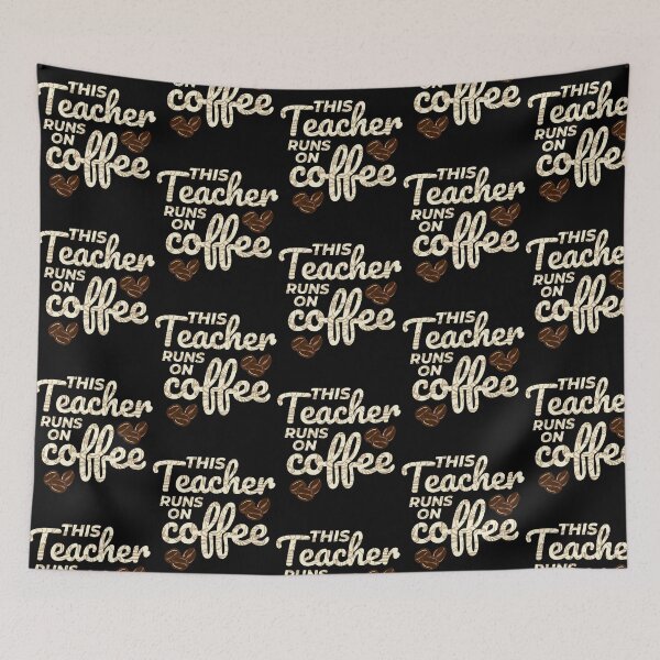 Item preview, This Teacher Runs On Coffee designed and sold by ksnkm.