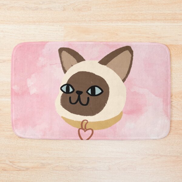 Item preview, Cute Siamese Cat Merry Christmas Holiday Art designed and sold by stormk10.