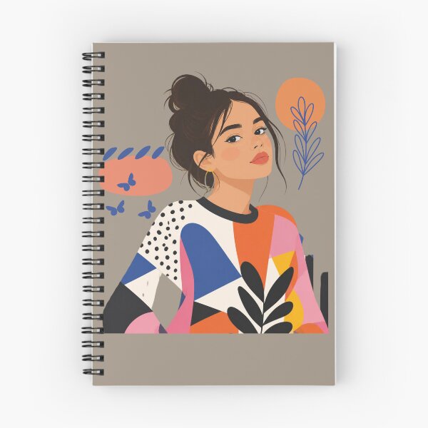 Item preview, Boho Portrait Woman Abstract Colorful Pattern Art designed and sold by SoftLifeClub.