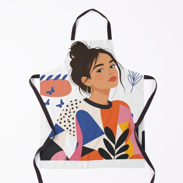 Item preview, Boho Portrait Woman Abstract Colorful Pattern Art designed and sold by SoftLifeClub.