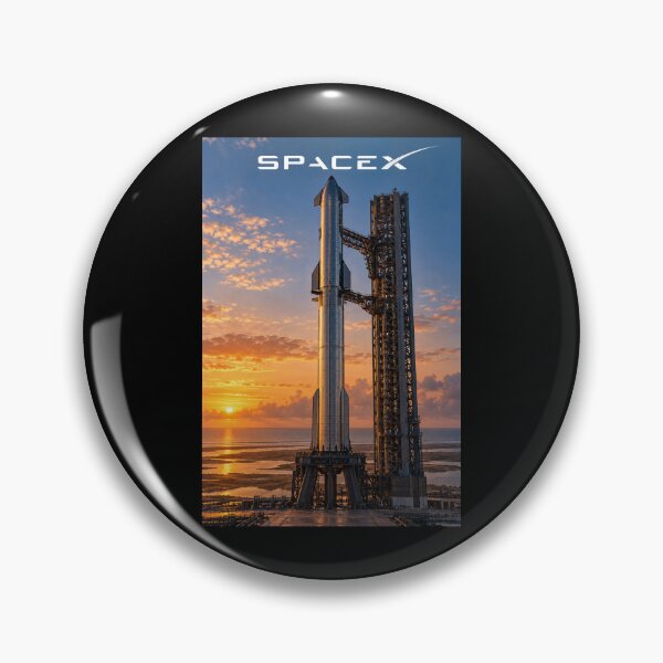 Item preview, SpaceX Starship Reentry – Retro Navy Orange Silkscreen Space Art designed and sold by TEEJAMBOREE.