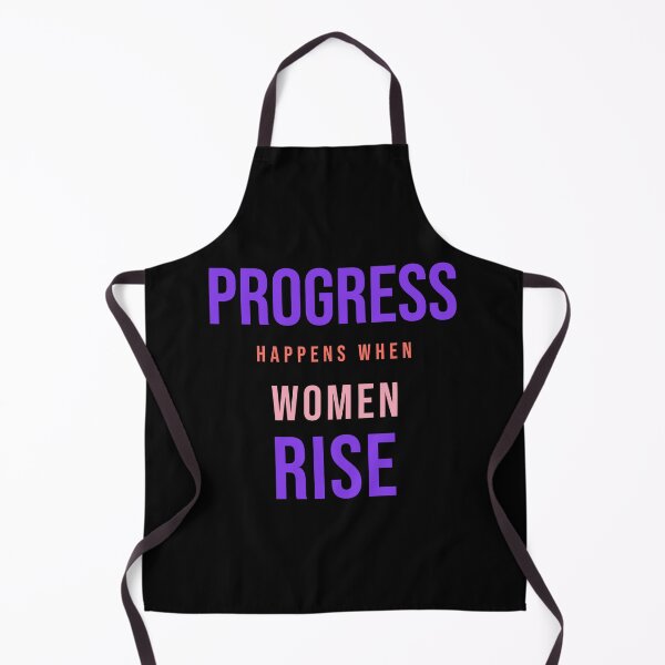 Item preview, Progress Happens When Women Rise | Women Empowerment Feminist Quote | Bold Motivational Typography designed and sold by Velora Printss.