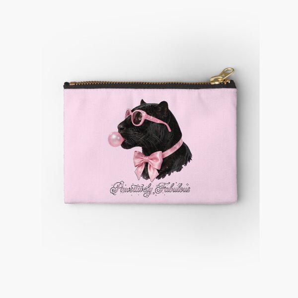 Item preview, Pawsitively Fabulous Black Panther - Cute Pink Coquette Panther designed and sold by Vibe-Vary.