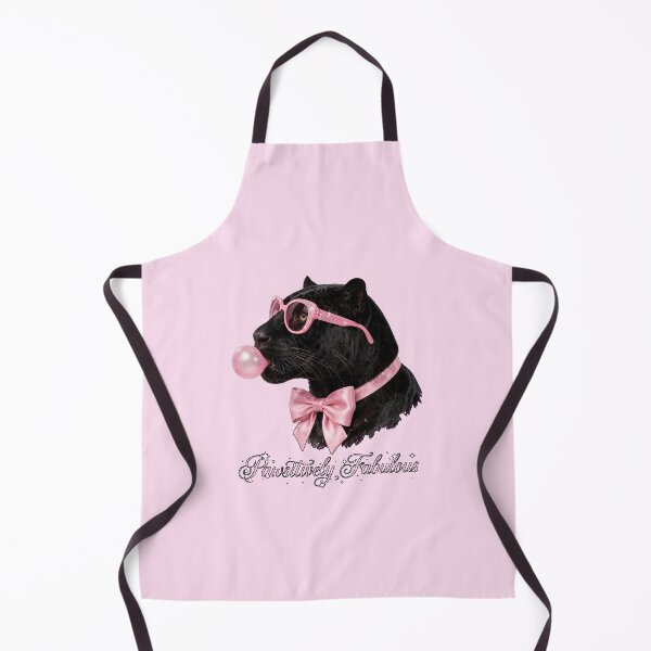 Item preview, Pawsitively Fabulous Black Panther - Cute Pink Coquette Panther designed and sold by Vibe-Vary.