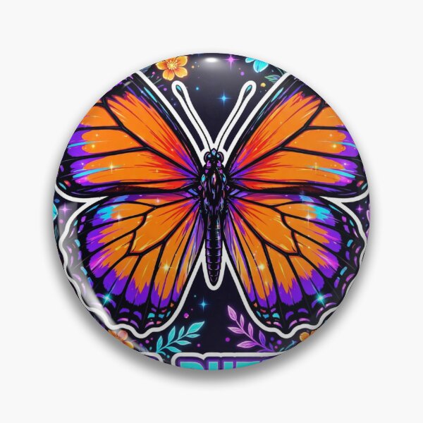Item preview, Social Butterfly Colorful Butterfly Sticker designed and sold by MojoHill.