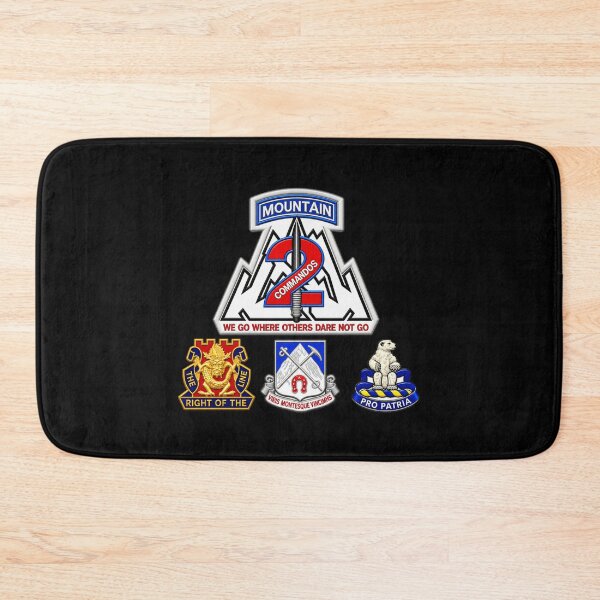 Item preview, 2nd Brigade 10th Mtn Division - 3 Infantry DUIs - Special - 3D - Transparent designed and sold by Military Insignia Products.