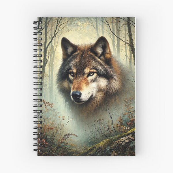 Item preview, The Wolf - Silent Call of the Forest designed and sold by LegademaArt.