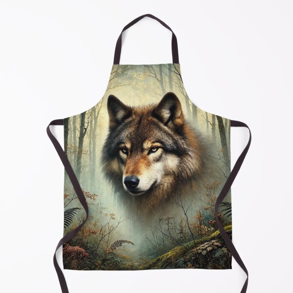 Item preview, The Wolf - Silent Call of the Forest designed and sold by LegademaArt.