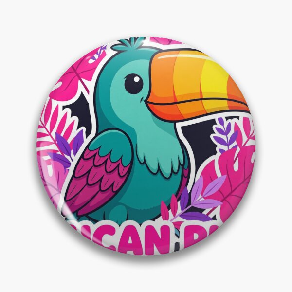 Item preview, Toucan Play At That Game Funny Colorful Toucan Sticker designed and sold by MojoHill.