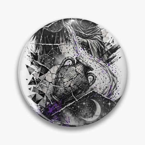 Item preview, Aquarius — Pour Out | Trash Polka Zodiac designed and sold by Stoic-Supply-Co.