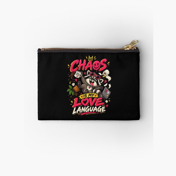 Item preview, Chaos Is My Love Language Raccoon Edition designed and sold by RatherCreative.