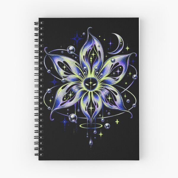 Item preview, Celestial Alien Flower Cosmic Botanical Art designed and sold by 966 A.D..
