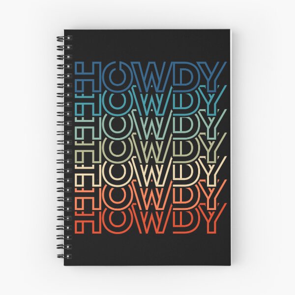 Item preview, Howdy Retro Western Typography Vintage Cowboy Sunset Text designed and sold by JRRTs.