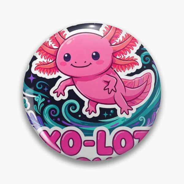 Item preview, Axo-Lotl Love Funny Colorful Axolotl Sticker designed and sold by MojoHill.