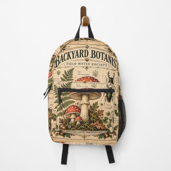 Item preview, Vintage Backyard Botanist Field Guide designed and sold by MysticCanvasAi.