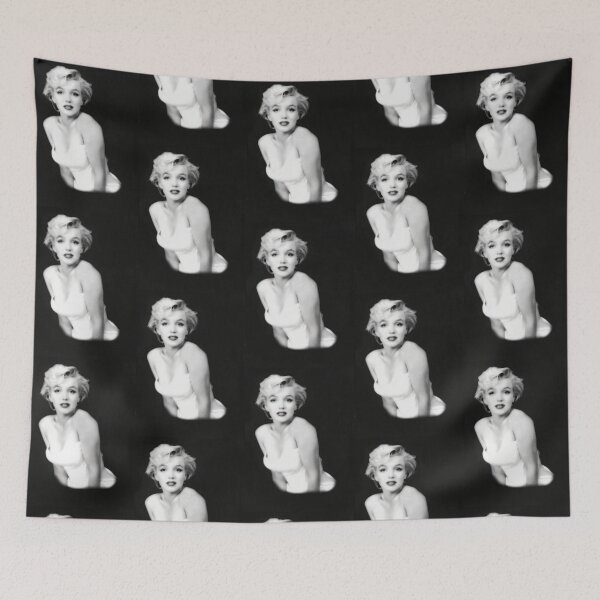 Item preview, Classic misty moody black and white Marilyn Monroe designed and sold by stevepaint.