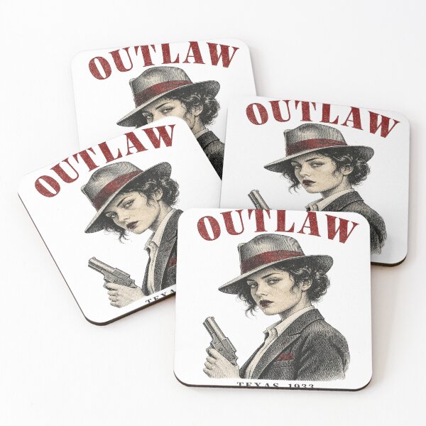 Item preview, Outlaw Vintage Halftone Female Portrait 1930s designed and sold by Art&Fun.