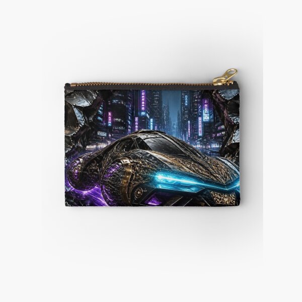 Item preview, Cyberpunk Hover Car Steampunk Torn Metal Graphic designed and sold by LazyDayzCo.