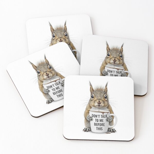 Item preview, Coffee Squirrel – Funny Morning Caffeine Humor designed and sold by Apex Designs.