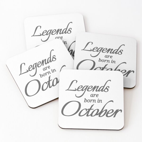 Item preview, Legends Are Born In October designed and sold by Urban Anomaly.