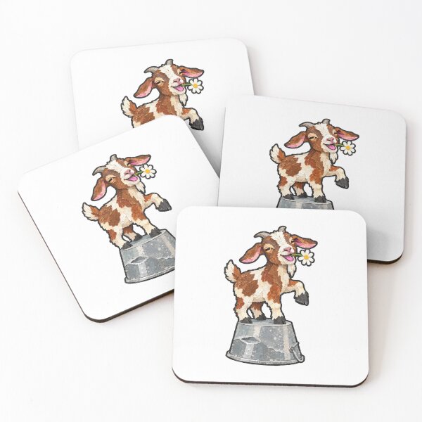 Item preview, Cheeky Pygmy Goat King of the Feed Bucket designed and sold by eignvalue.