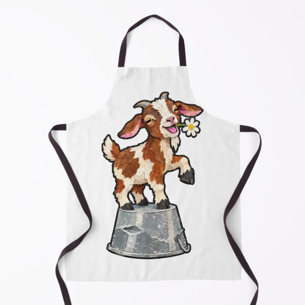 Item preview, Cheeky Pygmy Goat King of the Feed Bucket designed and sold by eignvalue.