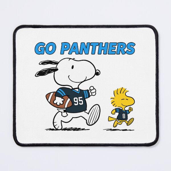 Item preview, Snoopy & Woodstock Carolina Panthers Football Retro F681 designed and sold by GLUVY-THEME.