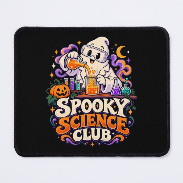 Item preview, Spooky Science Club - Ghost Scientist designed and sold by Good Mood Foundry.