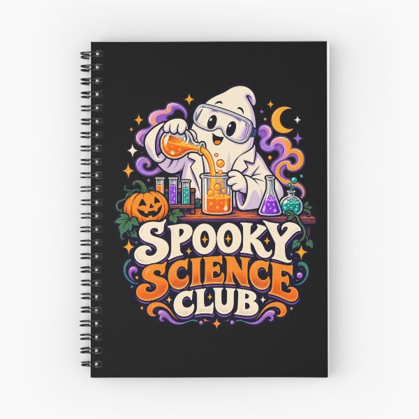 Item preview, Spooky Science Club - Ghost Scientist designed and sold by Good Mood Foundry.