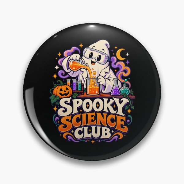 Item preview, Spooky Science Club - Ghost Scientist designed and sold by Good Mood Foundry.