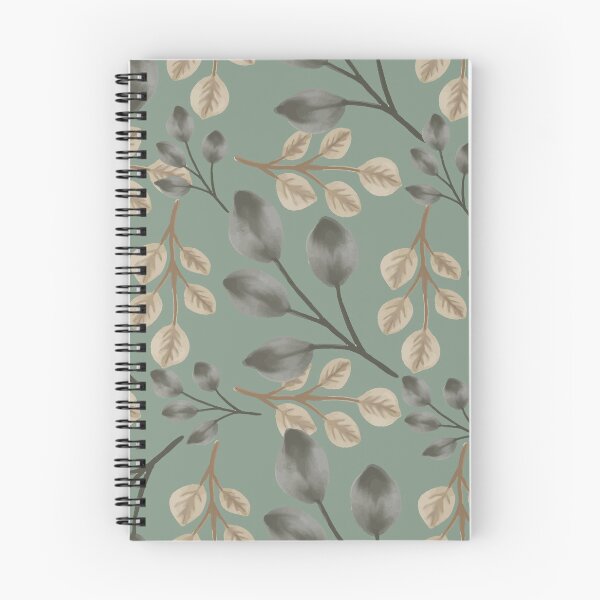 Item preview, Botanical Foliage Muted Slate Olive Seamless Pattern Art designed and sold by ​Jyoti Digital Artist.