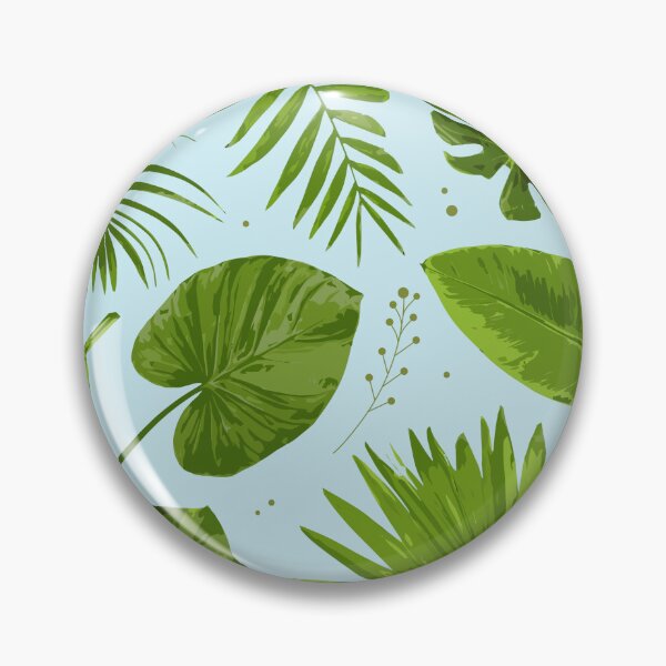 Item preview, Tropical Jungle Leaves Pattern Green Monstera & Palm Botanical designed and sold by JRRTs.
