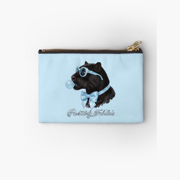 Item preview, Pawsitively Fabulous Blue Panther - Cute Blue Coquette Black Panther designed and sold by Vibe-Vary.