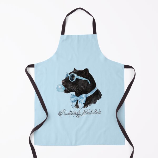 Item preview, Pawsitively Fabulous Blue Panther - Cute Blue Coquette Black Panther designed and sold by Vibe-Vary.