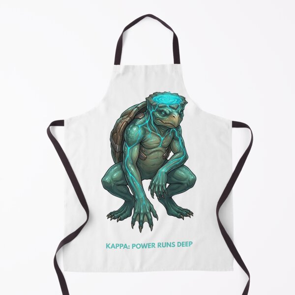 Item preview, Cyber Kappa — Power Runs Deep | Biomechanical River Yokai Art designed and sold by CalmFrameArt.