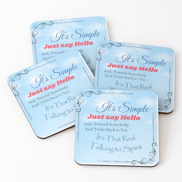 Item preview, It's Simple - Just Say Hello - How to Talk to Spirit designed and sold by TalkingToSpirit.
