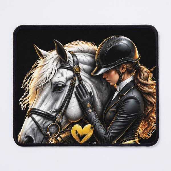 Item preview, A Strong Bond Creates Braver Rides Horse Riding Design designed and sold by M. Mamdouh Artworks.