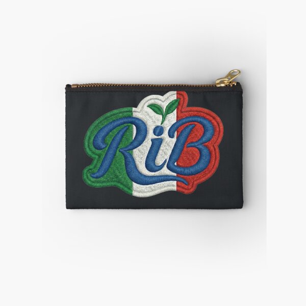 Item preview, RiB Italian Flag Embroidered Effect Script Logo designed and sold by Rib-Brand.